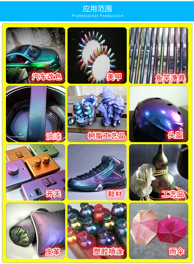 彩變色龍珠光顏料
